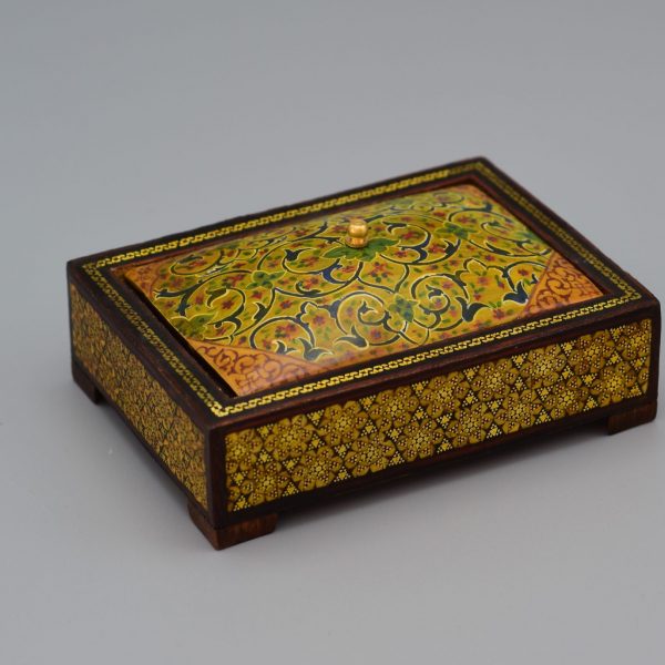 Inlaid work and gilding jewelry box-code C-J0039
