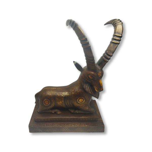 Antelope made of steel(gold and silver art)-code F-T00905