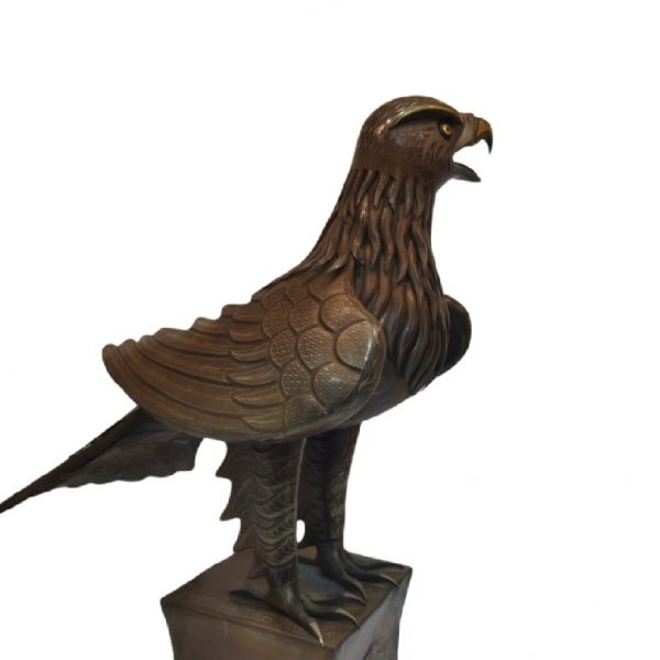 Steel eagle with Gold and silver beak-Code F-T001126