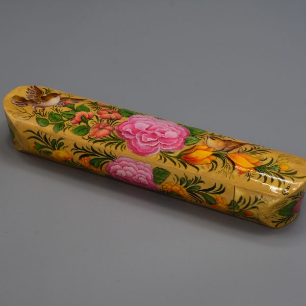 Bone pencil case with flower and bird design-Code 1010005