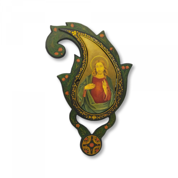 Paisley designed wall mirror, Jesus -code P-A00739