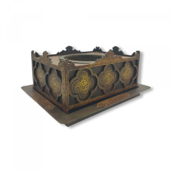 Small silver and patinated steel brazier-code F-A00922
