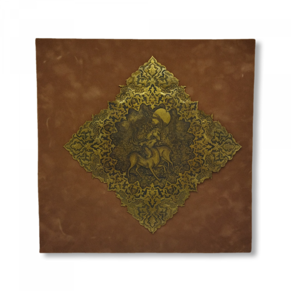 Engraved brass board_Zamen Ahoo-code N-B001081