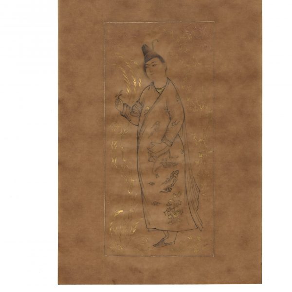 Miniature on paper_Esfahan school_single face-code N-K00186